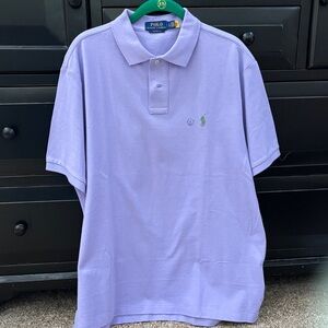 Ralph Lauren Men's Lavender Polo Shirt